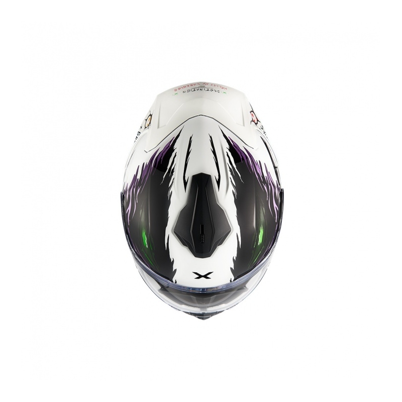 Integrierter Motorradhelm Nexx Y.100R Night Rider weiß Ausverkauf