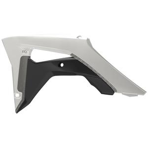Radiator scoops POLISPORT 8414800005 transparent/schwarz