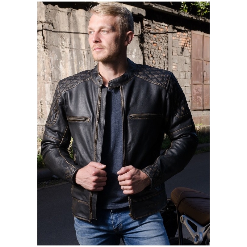 Street Racer Retro-Motorradjacke Ausverkauf