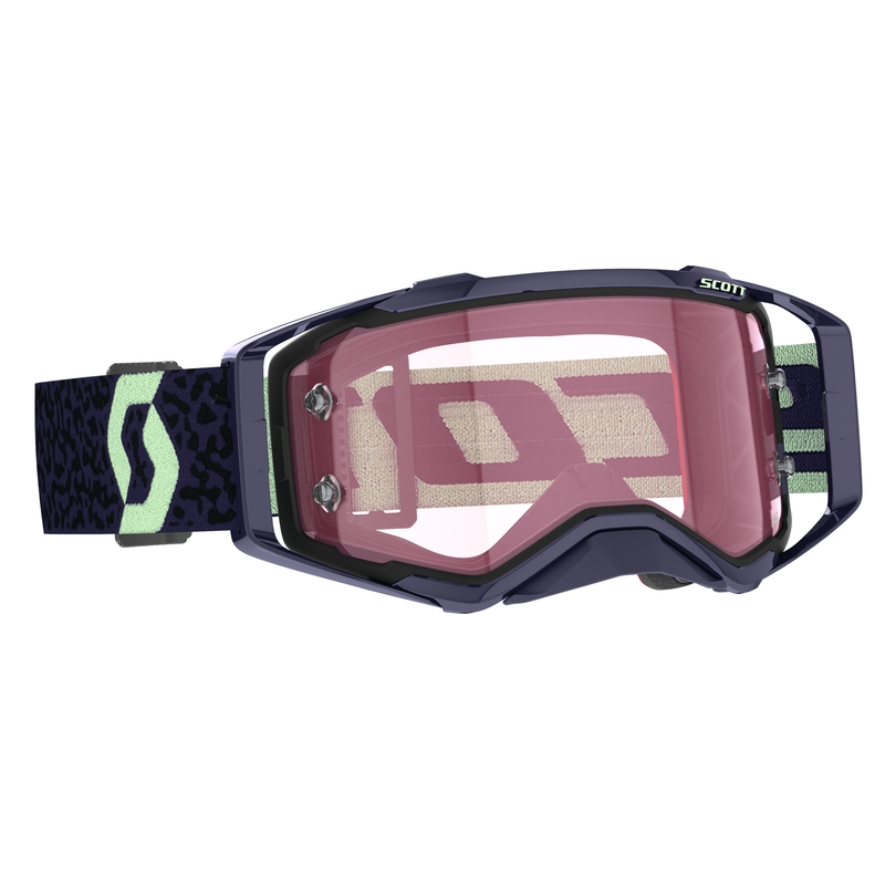 Motocross-Brille Scott Prospect AMP lila-grün-rosa