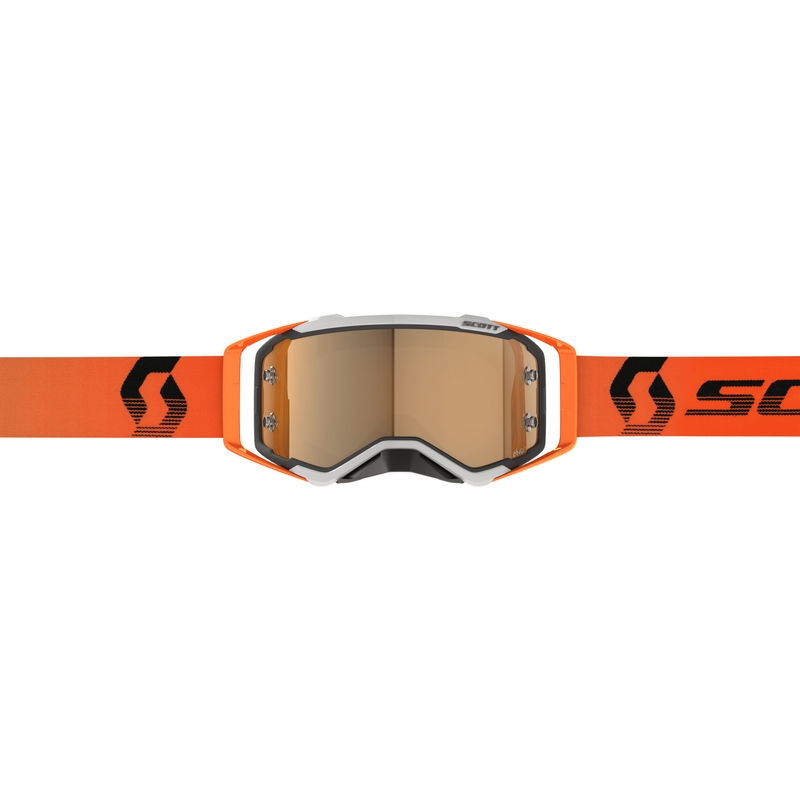 Motocross-Brille Scott Prospect AMP grau-orange-gold
