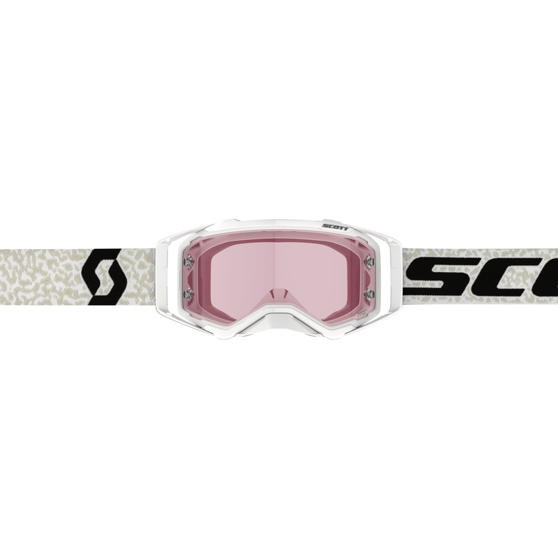 Motocross-Brille Scott Prospect AMP weiß-schwarz-rosa