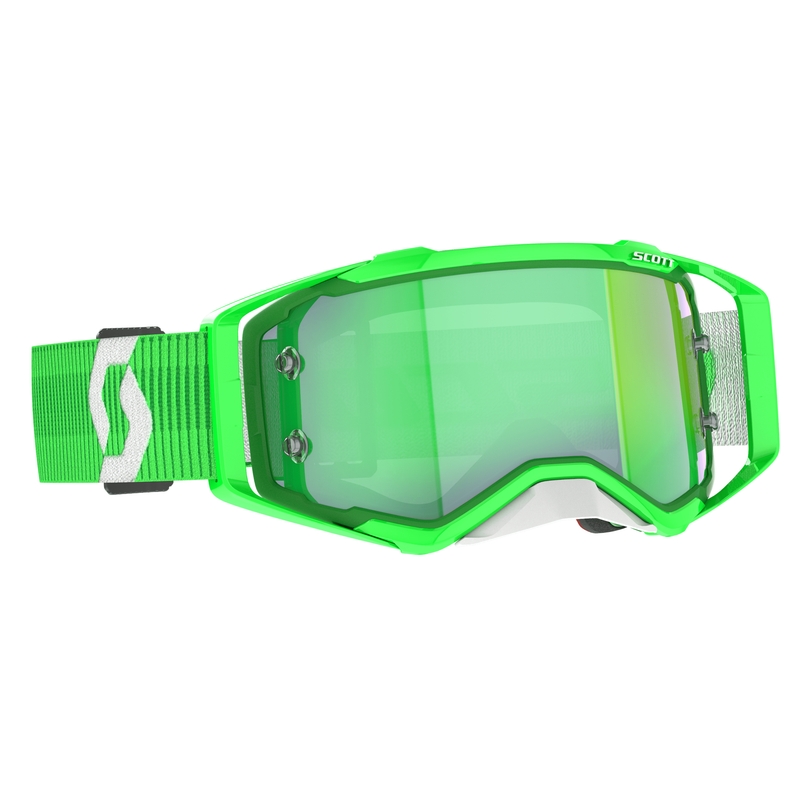 Motocross-Brille Scott Prospect CH grün-weiß-grün