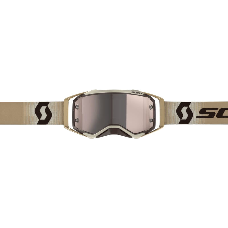 Motocross-Brille Scott Prospect CH beige-braun-silber