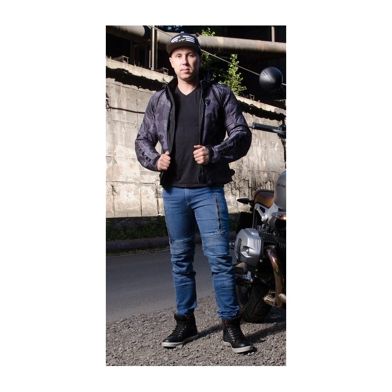 Revit Flare Schwarz Motorradjacke Ausverkauf