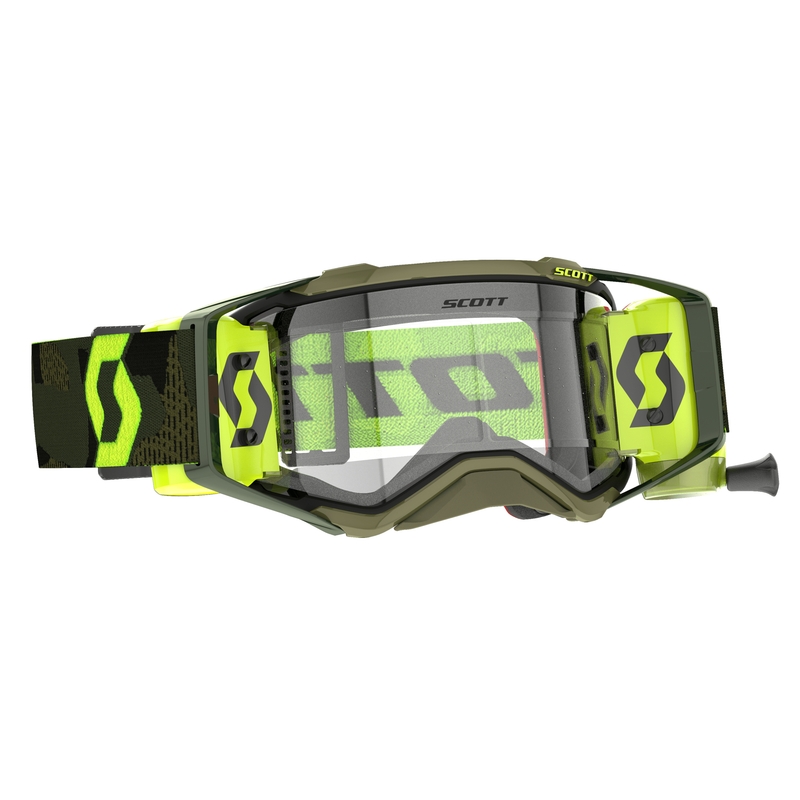 Motocross-Brille Scott Prospect Super WFS Khaki-Fluogelb