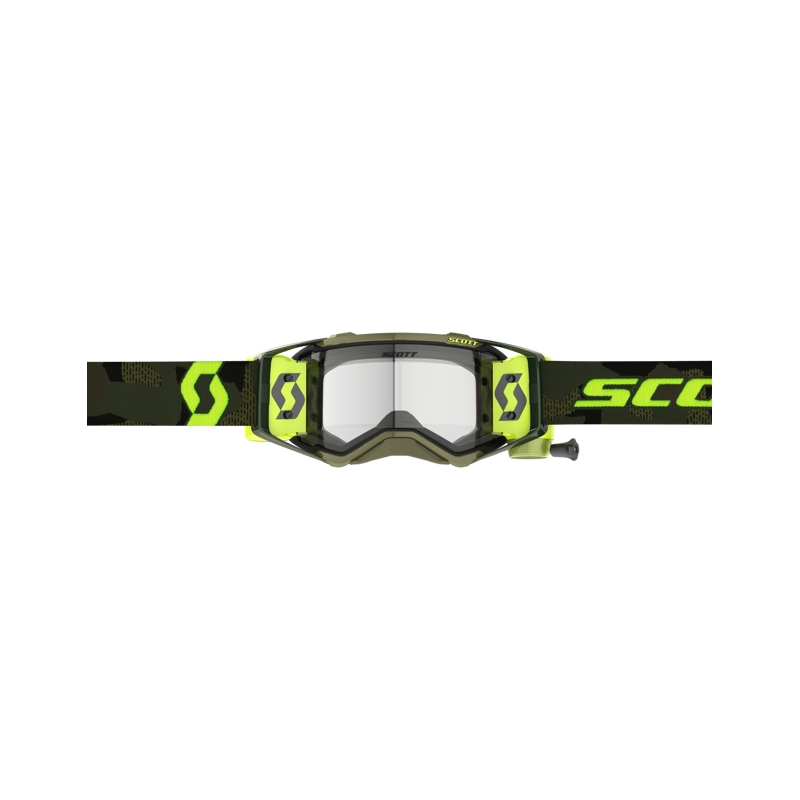 Motocross-Brille Scott Prospect Super WFS Khaki-Fluogelb