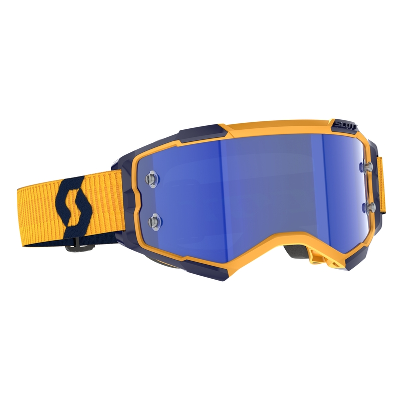 Motocross-Brille Scott Fury CH gelb-blau