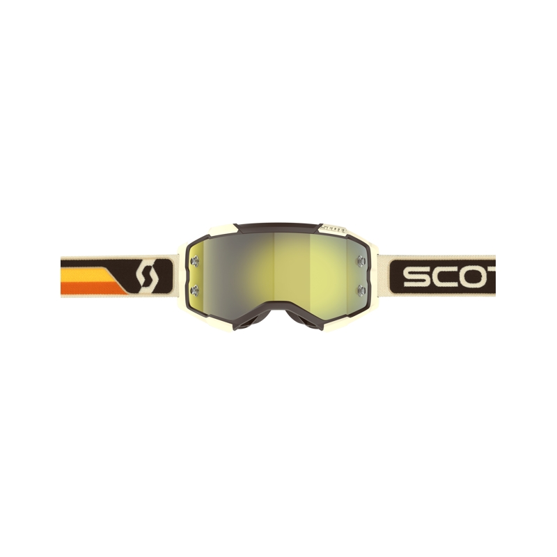 Motocrossbrille Scott Fury CH braun-beige-gelb