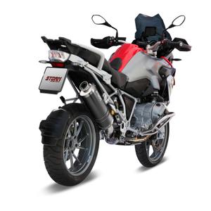 Auspuffendstück STORM OVAL B.016.LX2B Steel black