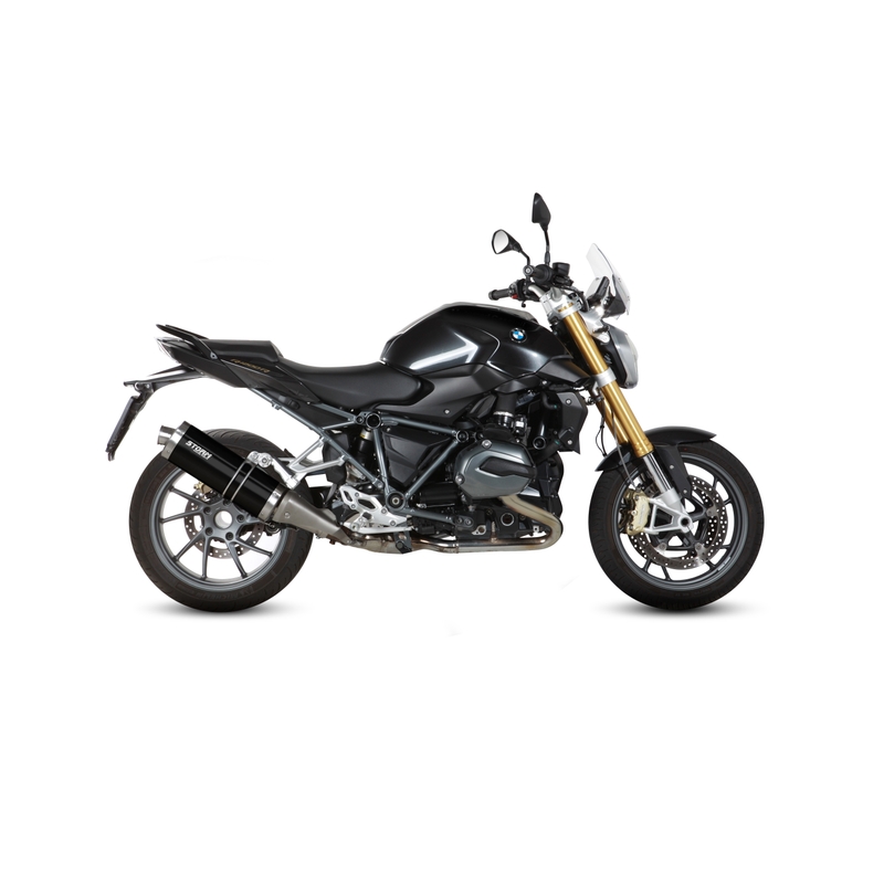 Auspuffendstück STORM OVAL Steel black