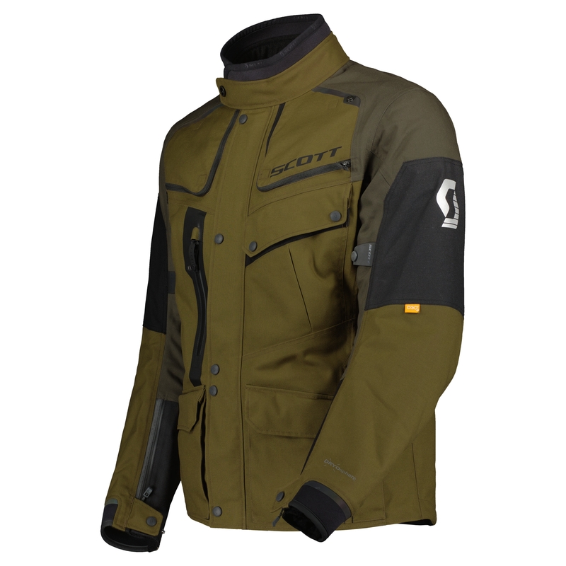 SCOTT VOYAGER DRYO Motorradjacke schwarz-braun-oliv