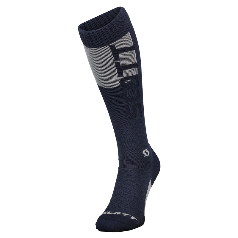 SCOTT Merino blaue Socken