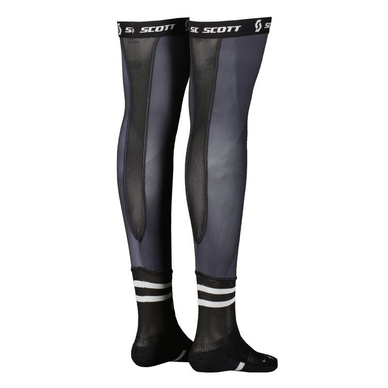 SCOTT Knee Brace schwarz-weiße Kniestrümpfe