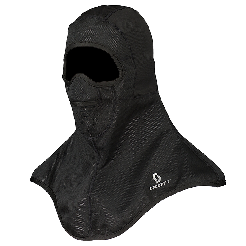 SCOTT Balaclava Wind Warrior Motorradhaube schwarz