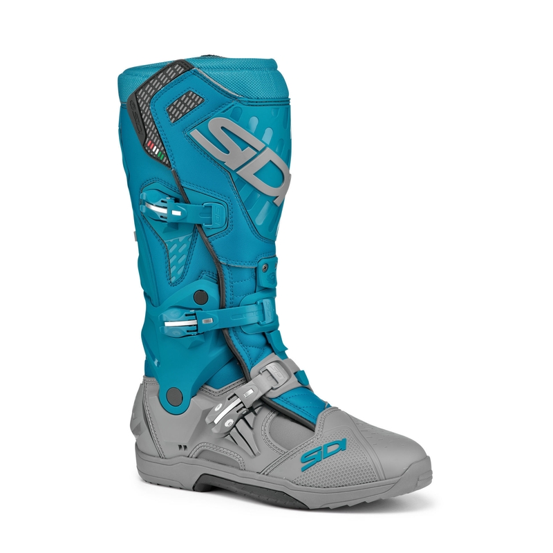 Motorradstiefel SiDi Crossair grau-blau