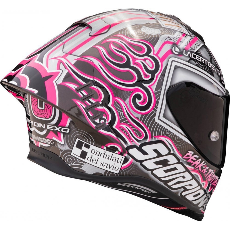 Integrierter Motorradhelm SCORPION EXO-R1 FIM Racing #1 AIR CANET Aron Canet