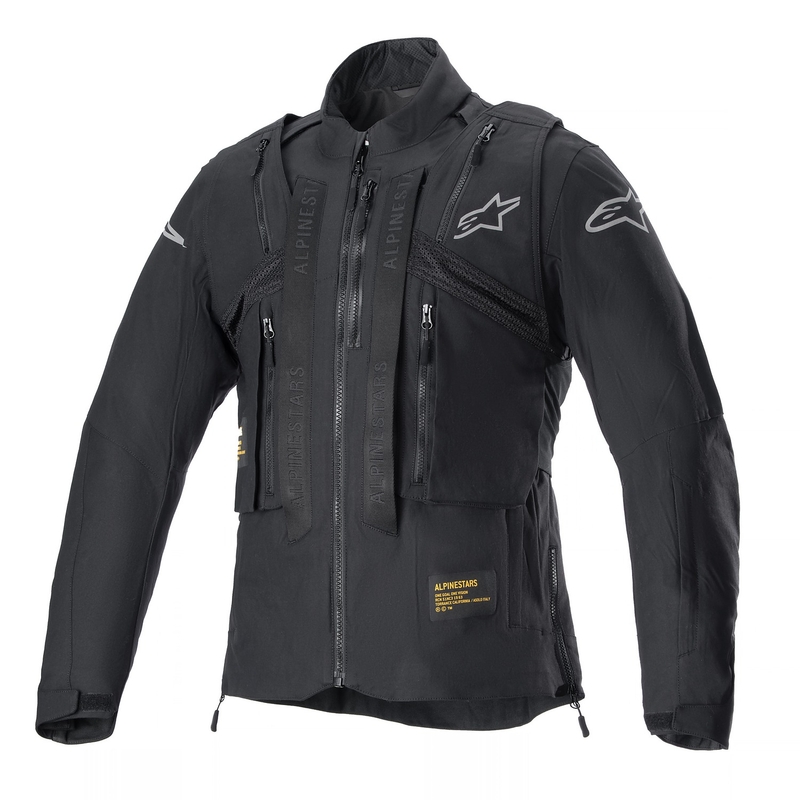 Alpinestars Techdura Motorradjacke schwarz-reflektierend