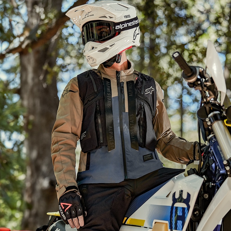 Alpinestars Techdura Motorradjacke schwarz-reflektierend