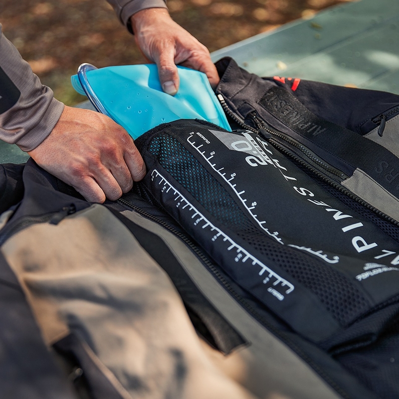 Alpinestars Techdura Motorradjacke schwarz-reflektierend