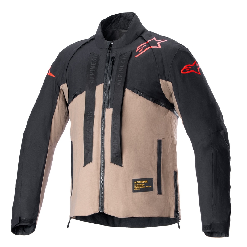 Alpinestars Techdura Motorradjacke schwarz-braun