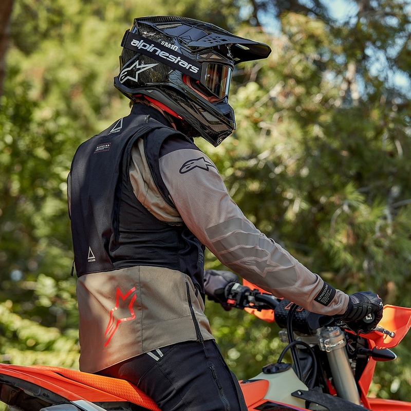 Alpinestars Techdura Motorradjacke schwarz-braun