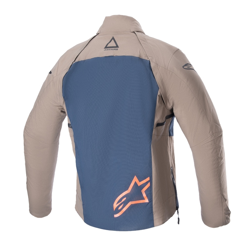Alpinestars Techdura Motorradjacke schwarz-braun-dunkelblau
