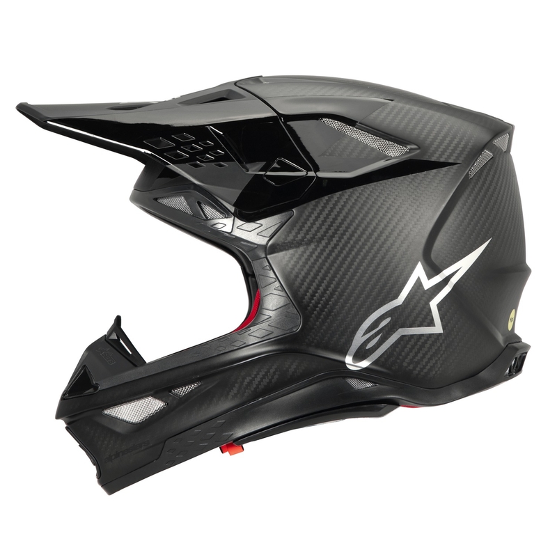 Motocross-Helm Alpinestars Supertech S-M10 Fame glänzend/matt Carbon