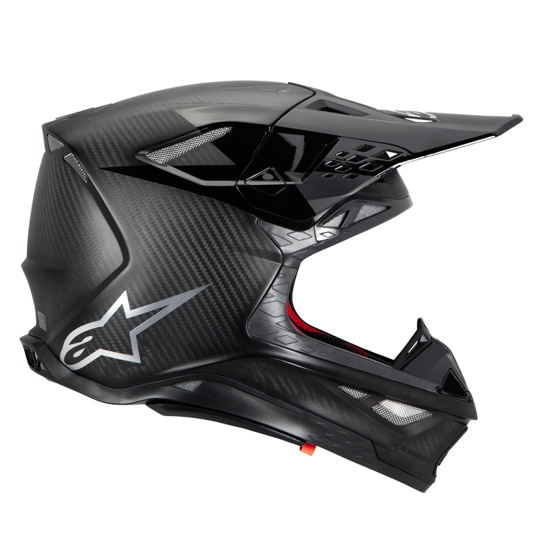 Motocross-Helm Alpinestars Supertech S-M10 Fame glänzend/matt Carbon