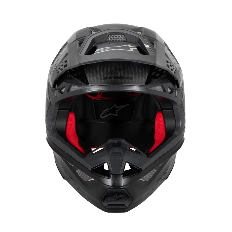 Motocross-Helm Alpinestars Supertech S-M10 Fame glänzend/matt Carbon