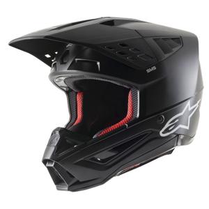 Alpinestars S-M5 Solid Motocross Helm Mattschwarz