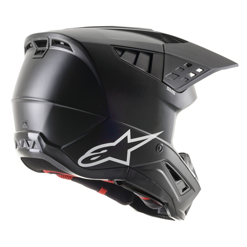 Alpinestars S-M5 Solid Motocross Helm Mattschwarz