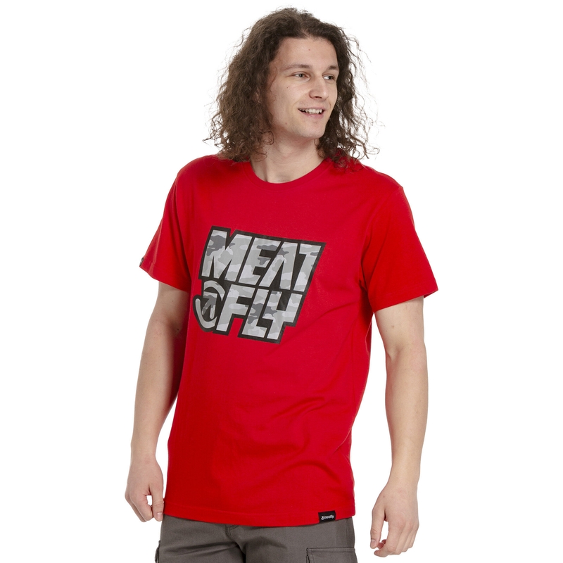 Herren-T-Shirt Meatfly Repash rot