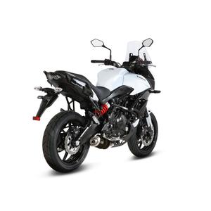 Auspuff komplett 2x1 STORM OVAL K.041.LX1B Steel black