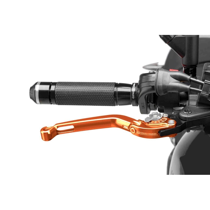 Bremsehebel ohne Adapter PUIG foldable orange/silver