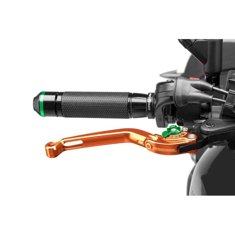 Bremsehebel ohne Adapter PUIG foldable orange/green