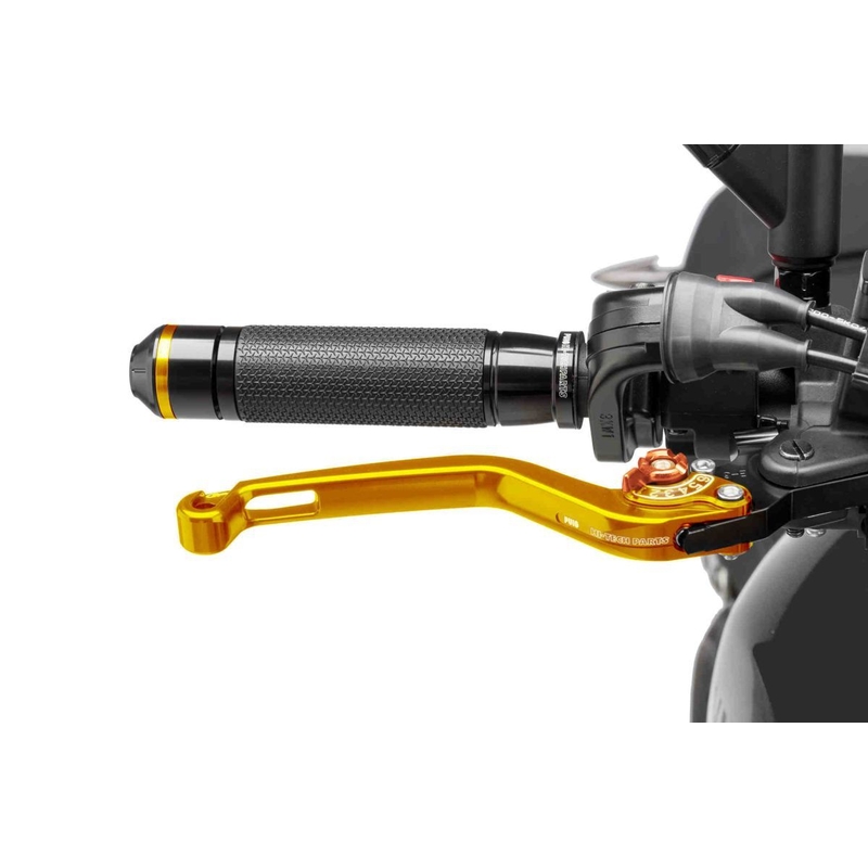 Bremsehebel ohne Adapter PUIG lang gold/orange