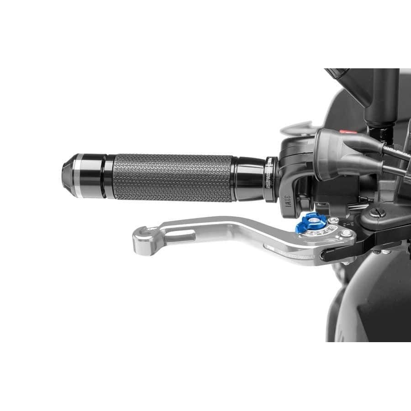 Bremsehebel ohne Adapter PUIG kurz silver/blue