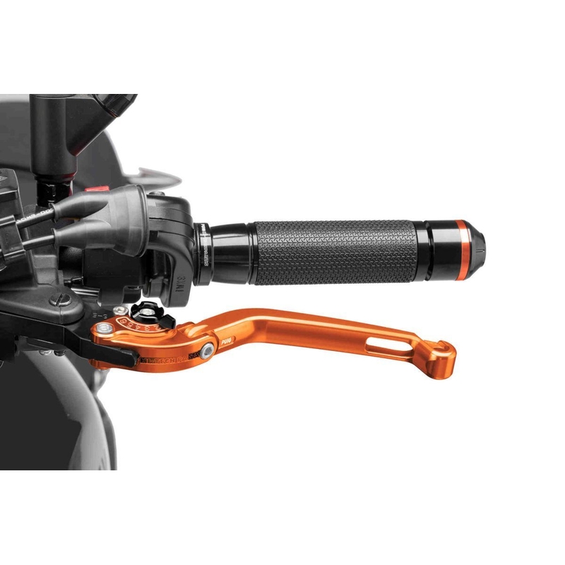 Kupplungshebel ohne Adapter PUIG foldable orange/schwarz