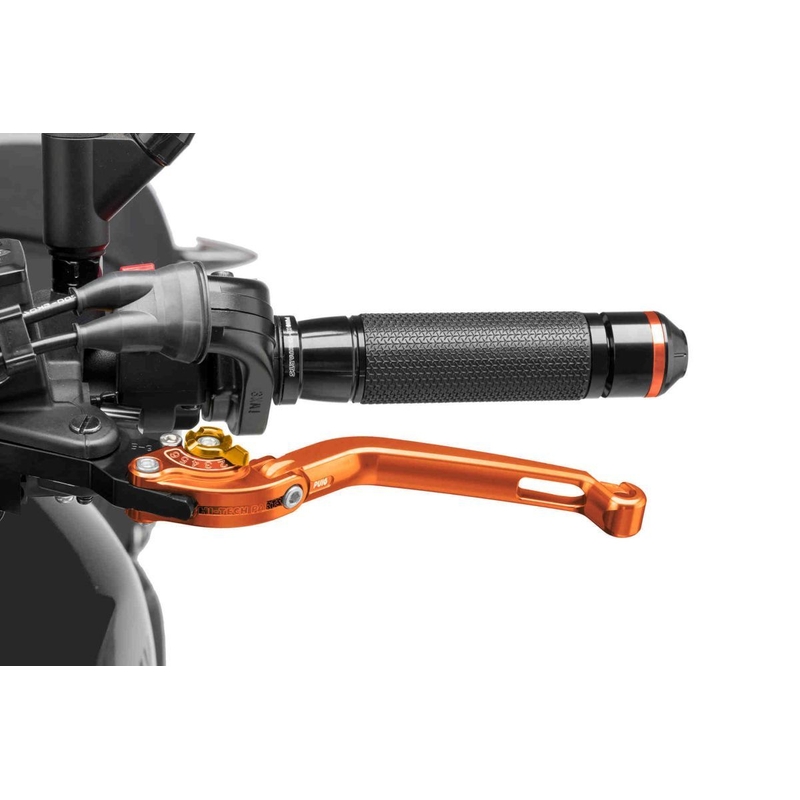 Kupplungshebel ohne Adapter PUIG foldable orange/gold
