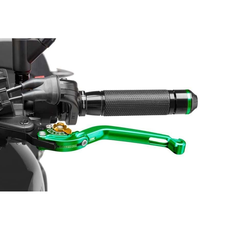 Kupplungshebel ohne Adapter PUIG foldable green/gold