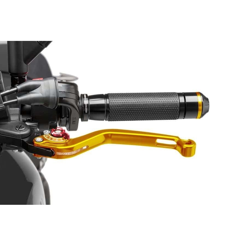Kupplungshebel ohne Adapter PUIG lang gold/red