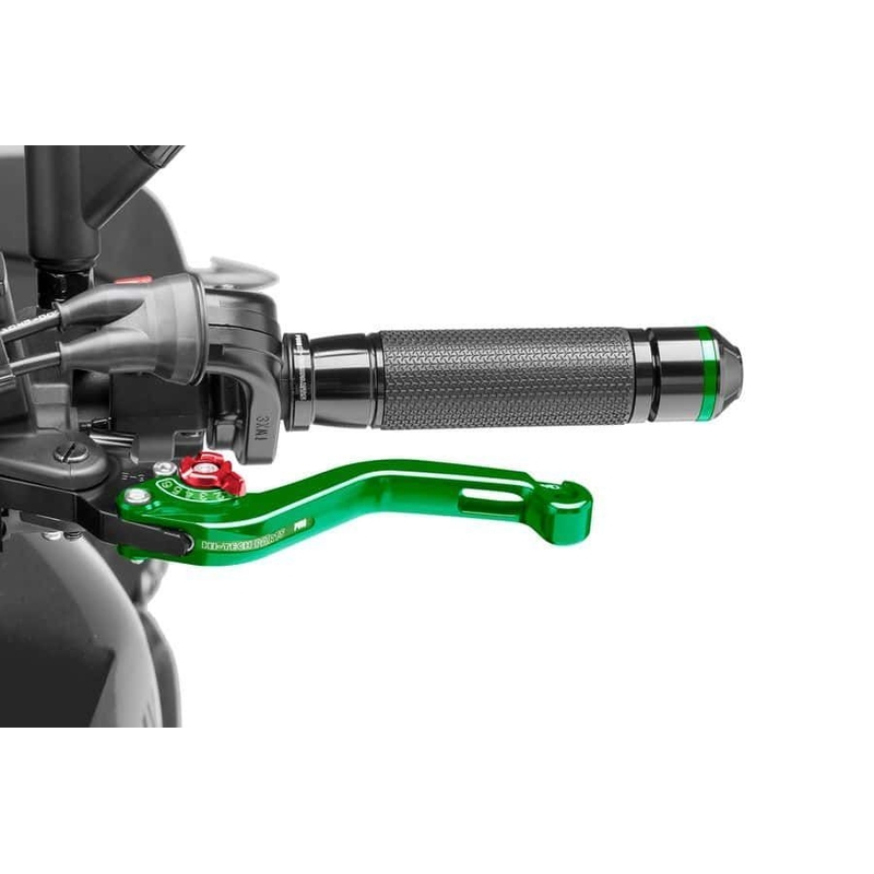Kupplungshebel ohne Adapter PUIG kurz green/red