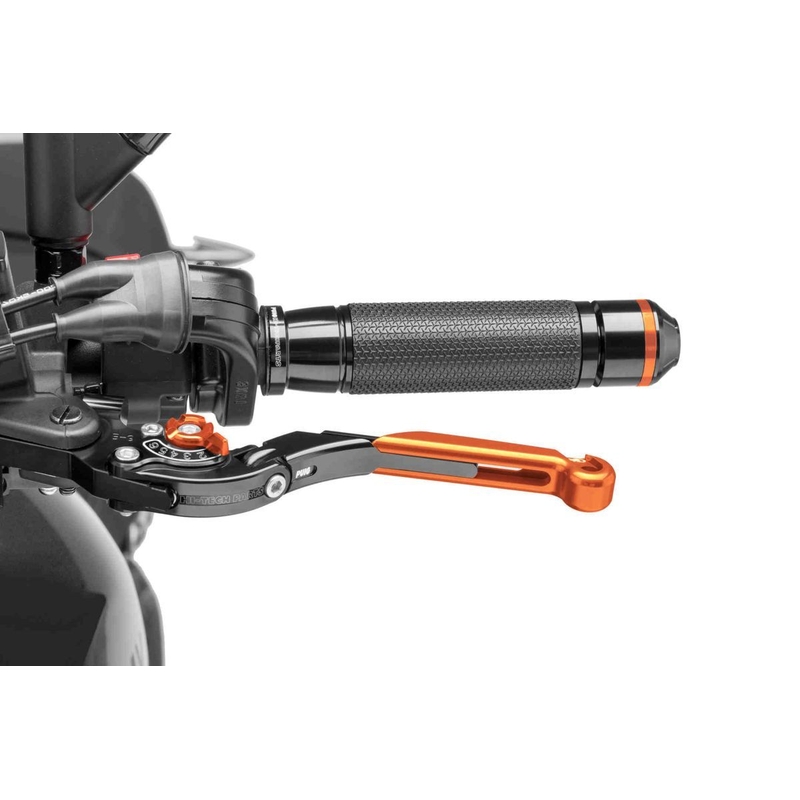 Kupplungshebel ohne Adapter PUIG extendable folding orange/orange
