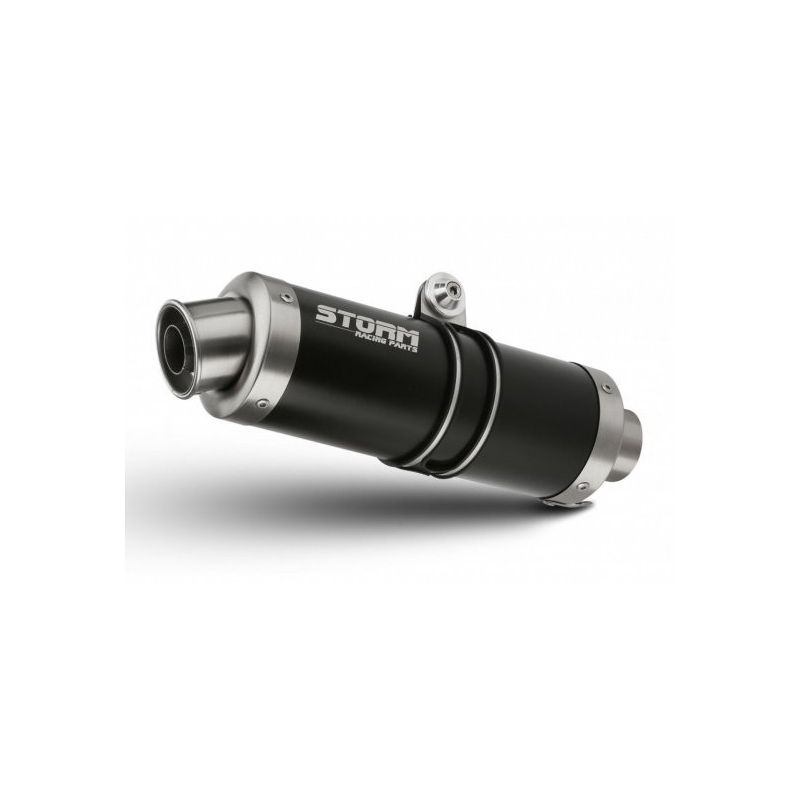 Auspuff komplett 1x1 STORM GP Steel black für SUZUKI GSX-S 125 2017-2021, SUZUKI GSX-R 125 2017-2021