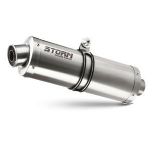 Auspuffendstück STORM OVAL T.011.LX2 Edelstahl