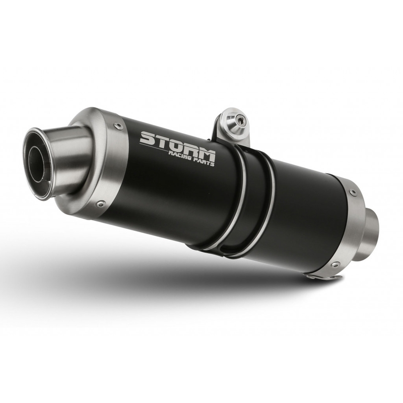 Auspuffendstück STORM GP Steel black für TRIUMPH Speed Triple 1050 2016-2019