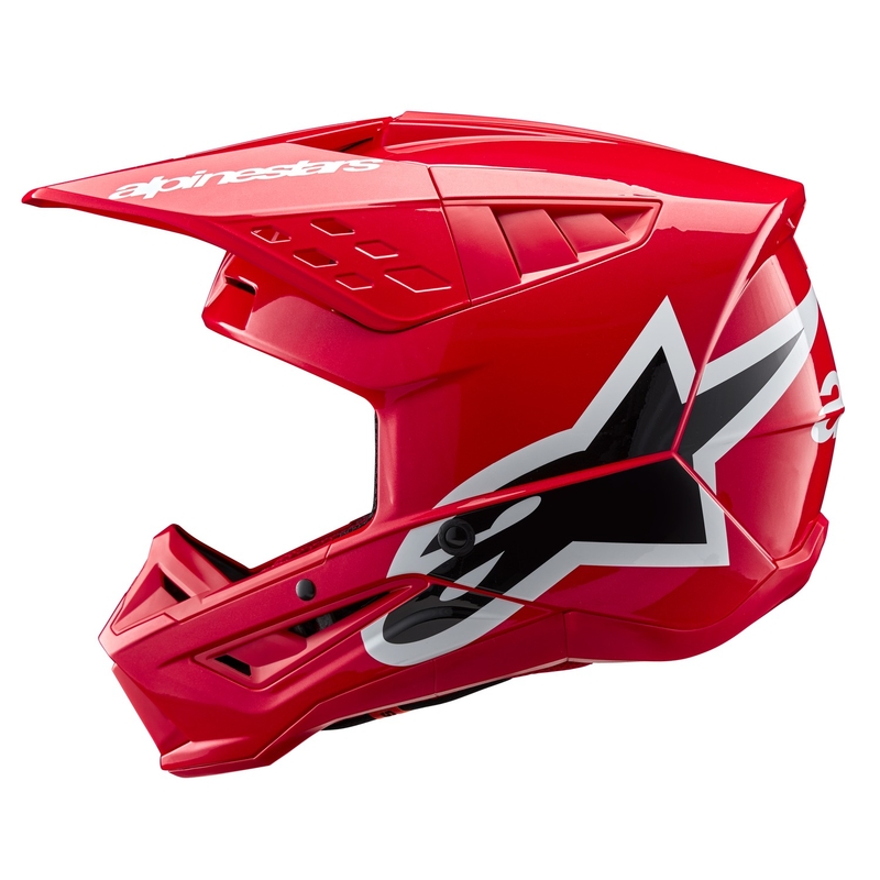 Alpinestars S-M5 Corp Motocross-Helm rot