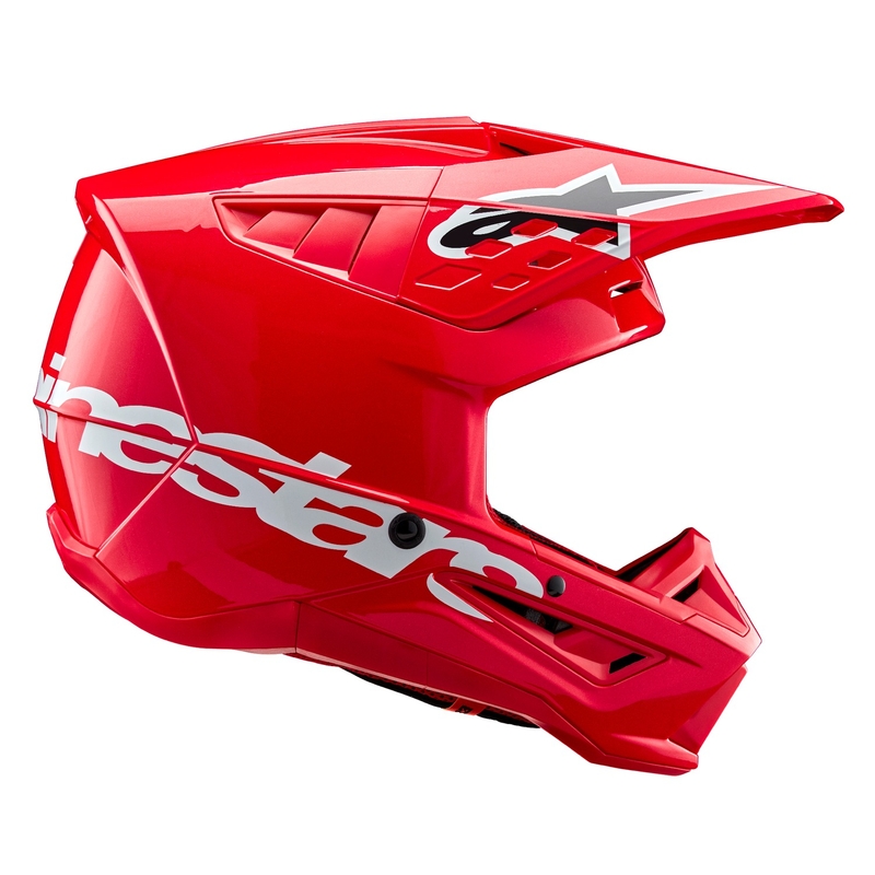 Alpinestars S-M5 Corp Motocross-Helm rot