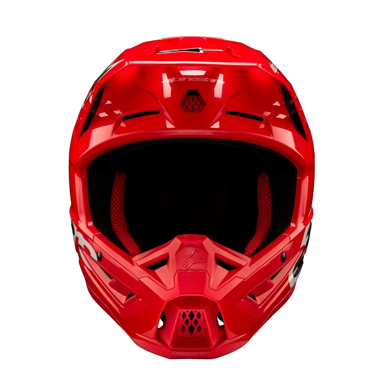 Alpinestars S-M5 Corp Motocross-Helm rot